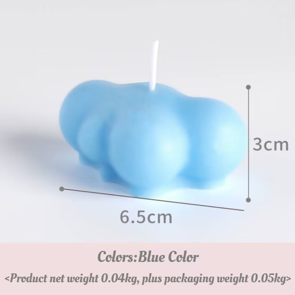 Candle Clouds Handmade Wax Modeling Wax Non-smoking Molding Wax Decorative Ornaments Birthday Valentine's Day Companion Gift