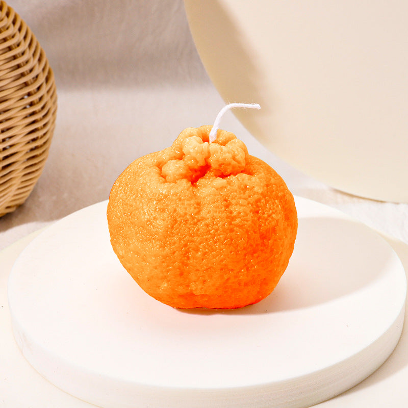 Creative Fruit Wool Cluster Shell Pyramid Candle Handmade Candle Companion Candle