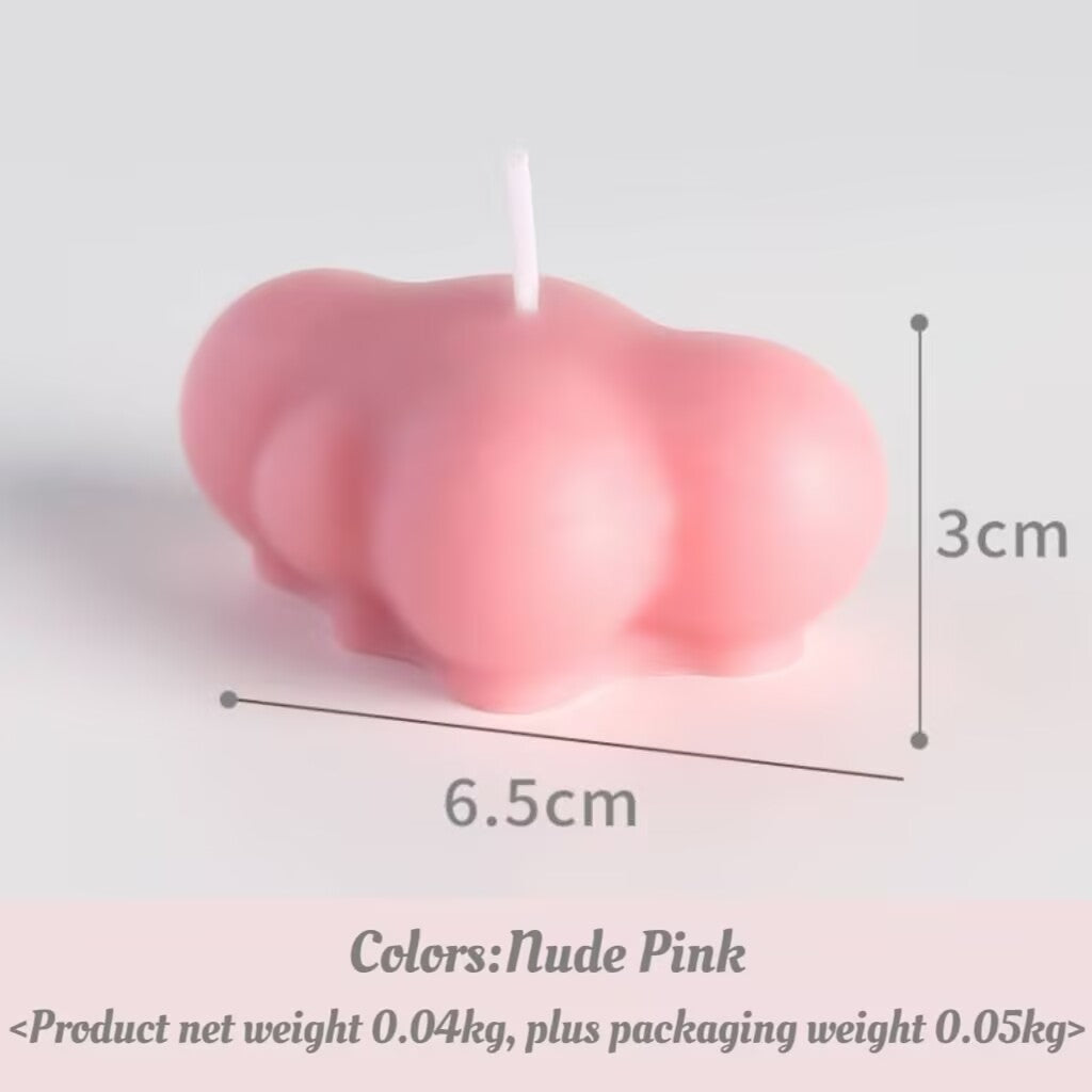 Candle Clouds Handmade Wax Modeling Wax Non-smoking Molding Wax Decorative Ornaments Birthday Valentine's Day Companion Gift