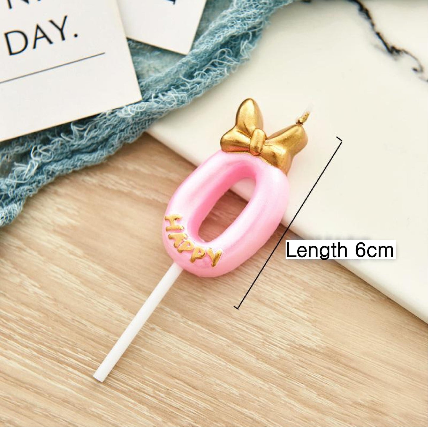 Pink Number Candles Girls Happy Birthday Cake Decorations, Birthday Candles Cake Decorations Birthday Baking Celebration Reunion Anniversary Party Supplies