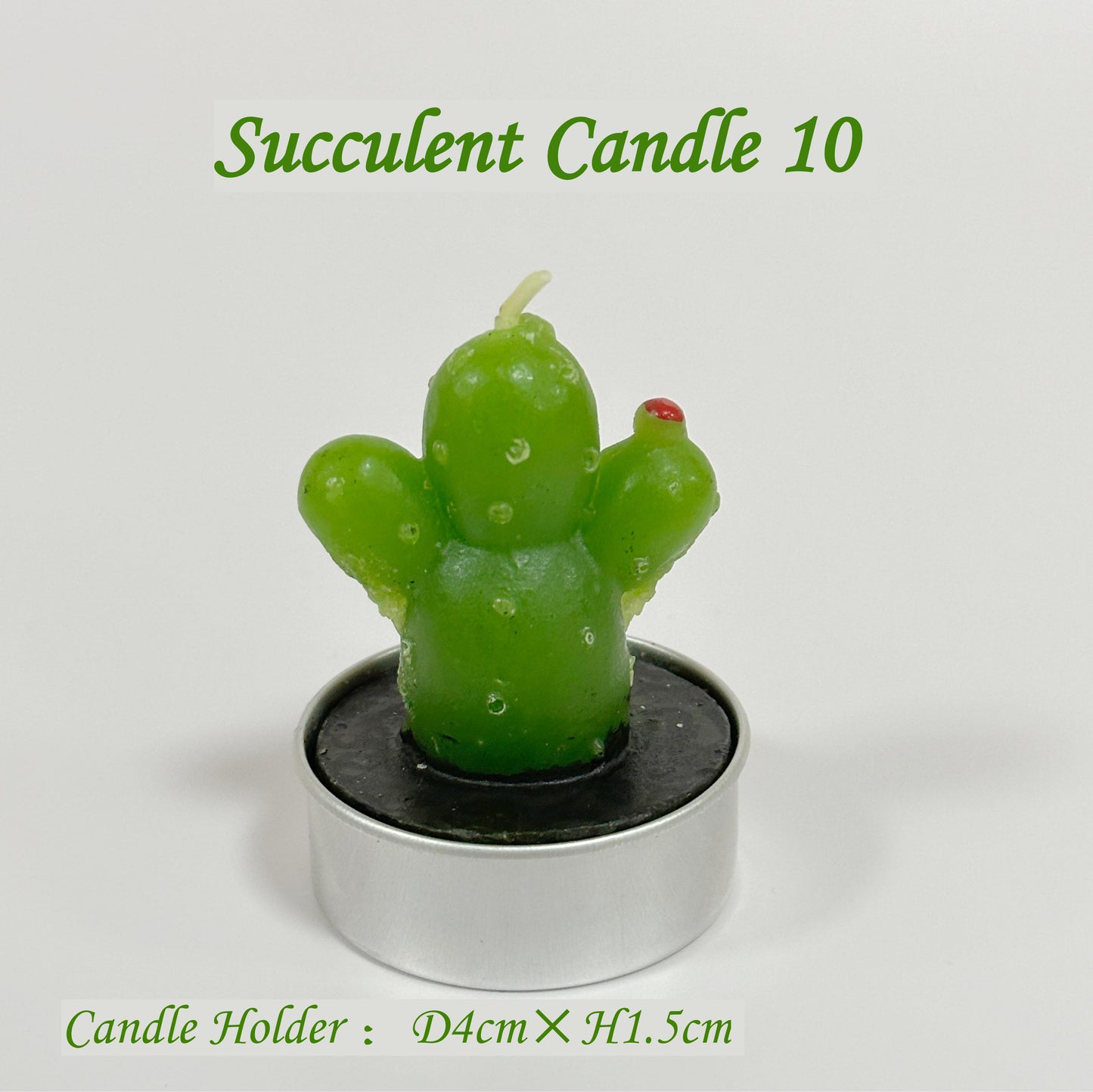 Juicy Cactus Candle, Exquisite Smokeless Scented Small Candle, Suitable for Home Decoration, Spa, Wedding, Valentine's Day, Birthday Gift, Anniversary Celebration