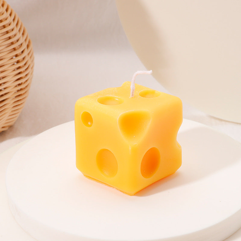 Creative Fruit Wool Cluster Shell Pyramid Candle Handmade Candle Companion Candle