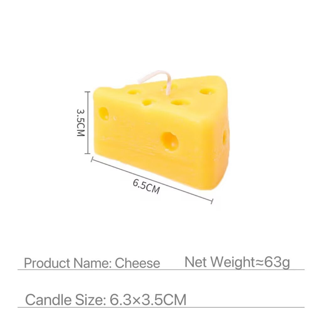 Handmade Home Furnishings Aromatherapy Cheese Candle Shooting Props Scene Decoration Cheese Candle