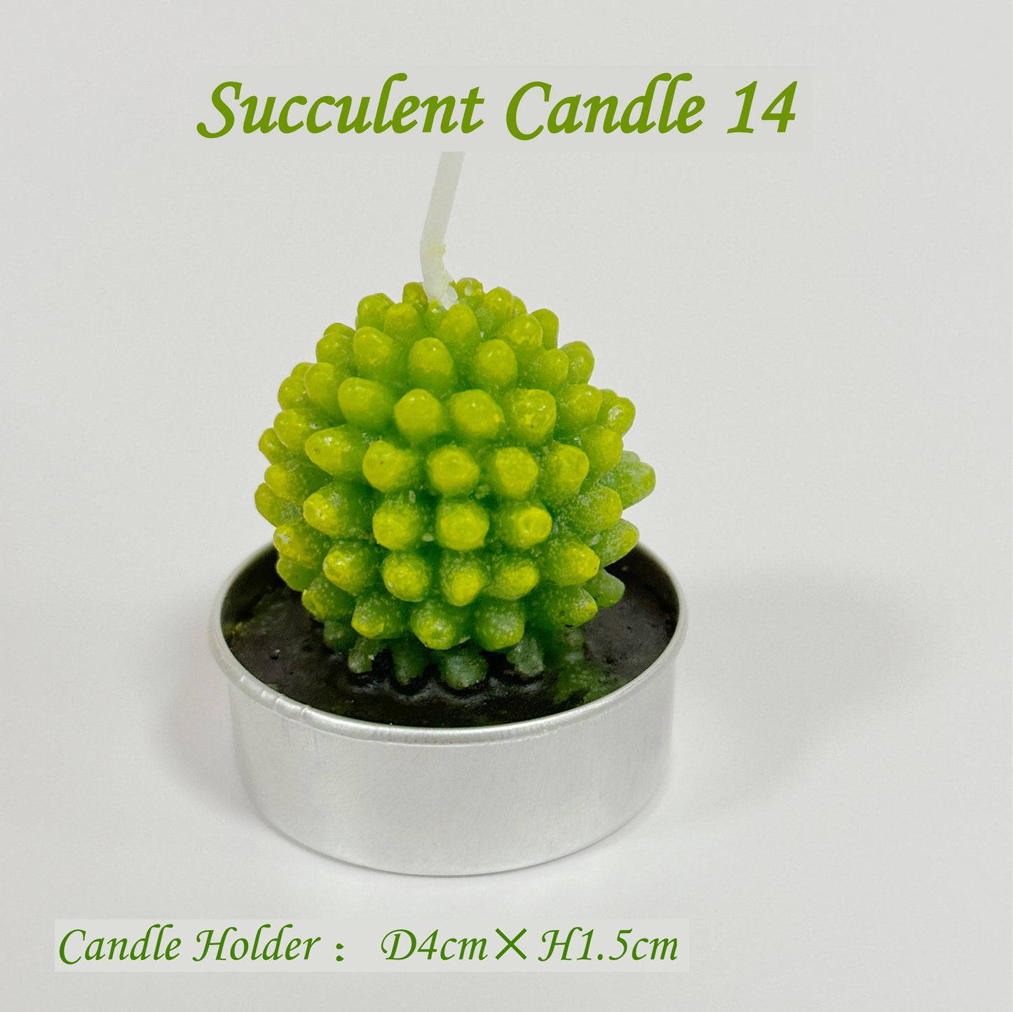 Juicy Cactus Candle, Exquisite Smokeless Scented Small Candle, Suitable for Home Decoration, Spa, Wedding, Valentine's Day, Birthday Gift, Anniversary Celebration