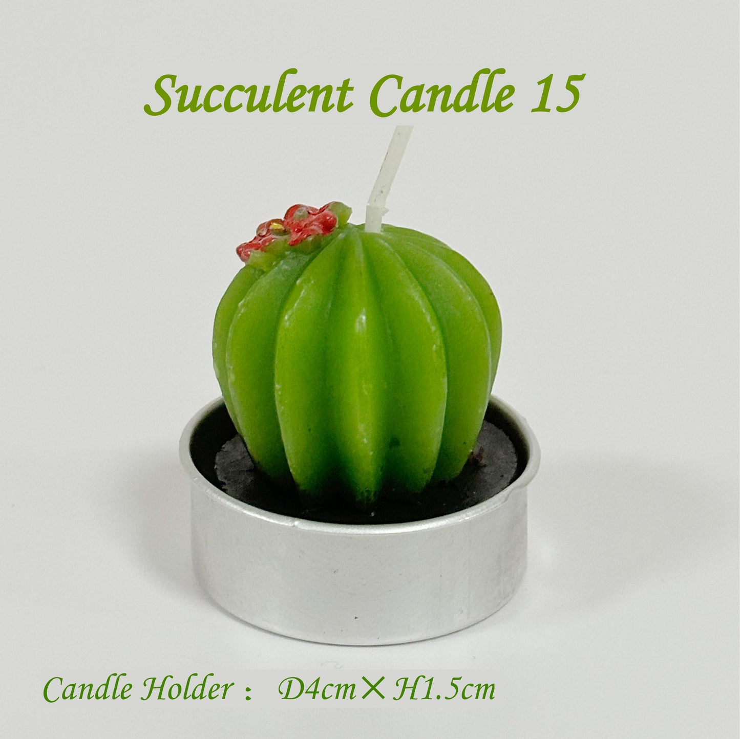 Juicy Cactus Candle, Exquisite Smokeless Scented Small Candle, Suitable for Home Decoration, Spa, Wedding, Valentine's Day, Birthday Gift, Anniversary Celebration