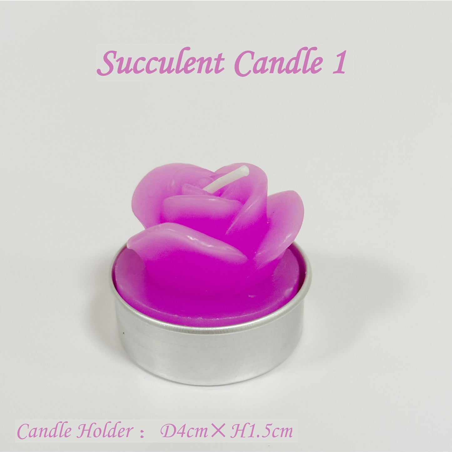 Juicy Cactus Candle, Exquisite Smokeless Scented Small Candle, Suitable for Home Decoration, Spa, Wedding, Valentine's Day, Birthday Gift, Anniversary Celebration