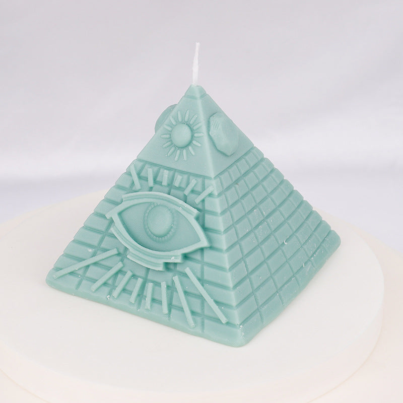 Creative Fruit Wool Cluster Shell Pyramid Candle Handmade Candle Companion Candle