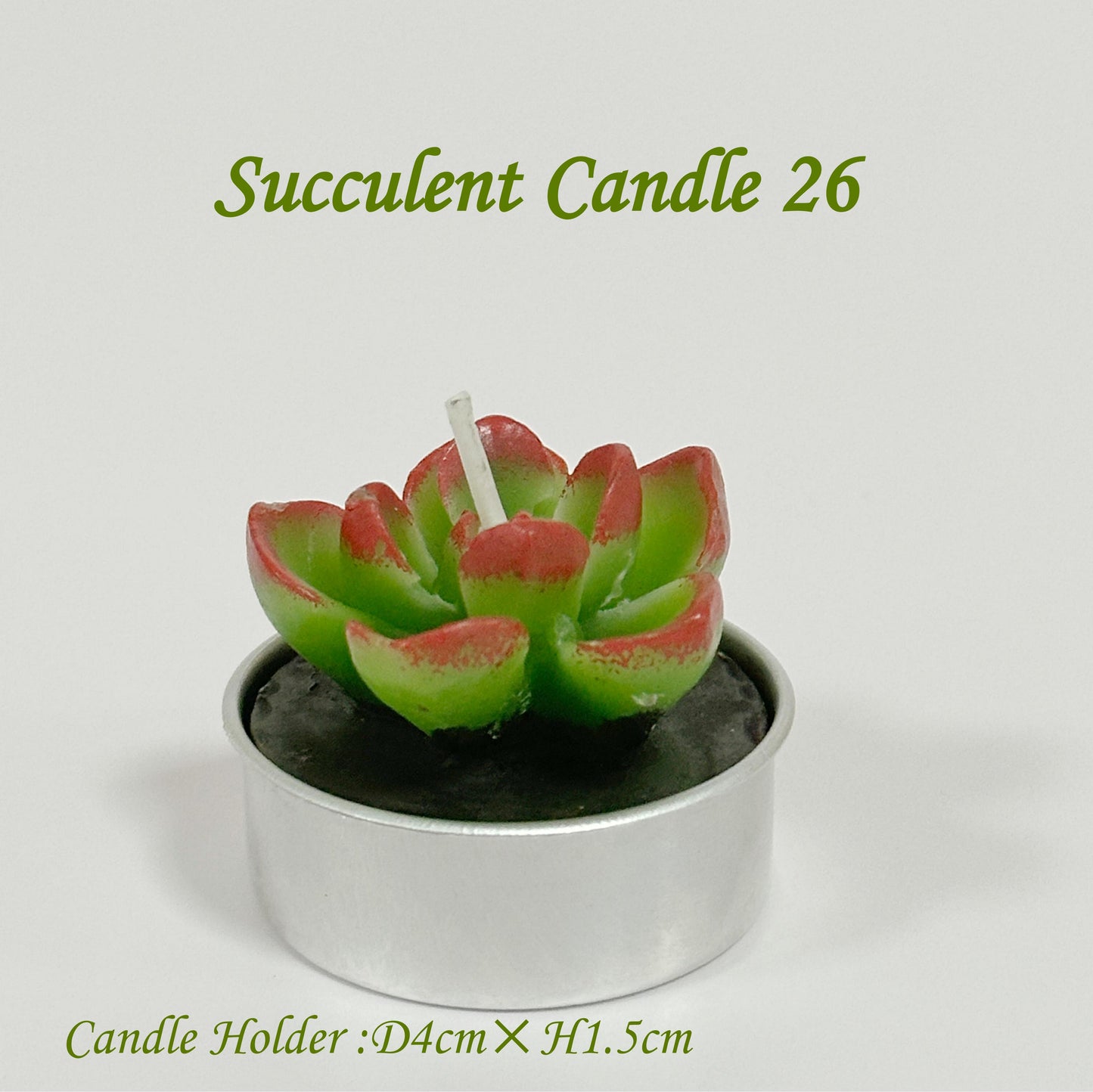 Juicy Cactus Candle, Exquisite Smokeless Scented Small Candle, Suitable for Home Decoration, Spa, Wedding, Valentine's Day, Birthday Gift, Anniversary Celebration