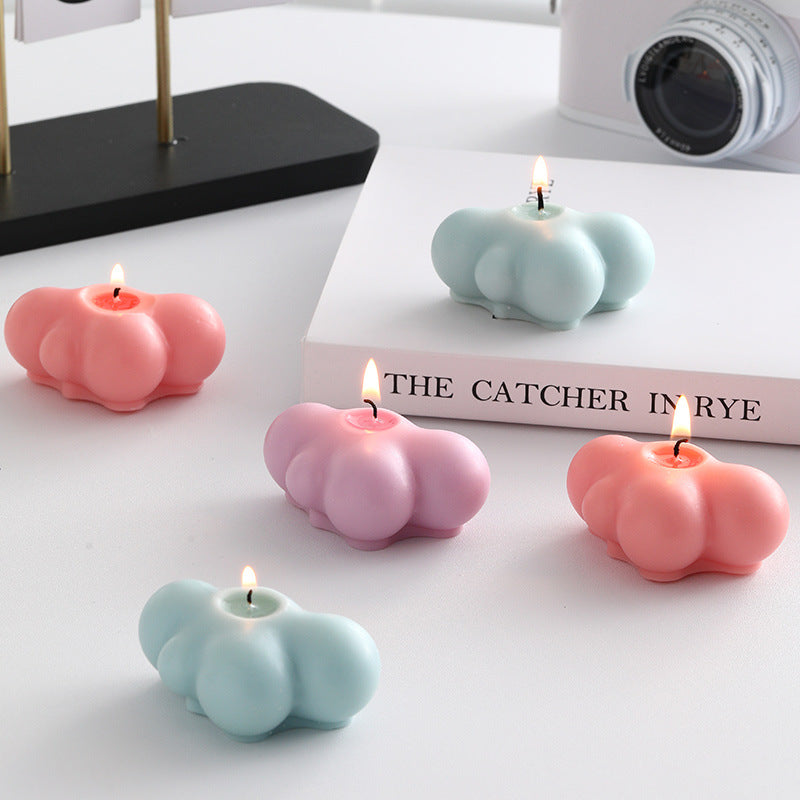 Candle Clouds Handmade Wax Modeling Wax Non-smoking Molding Wax Decorative Ornaments Birthday Valentine's Day Companion Gift