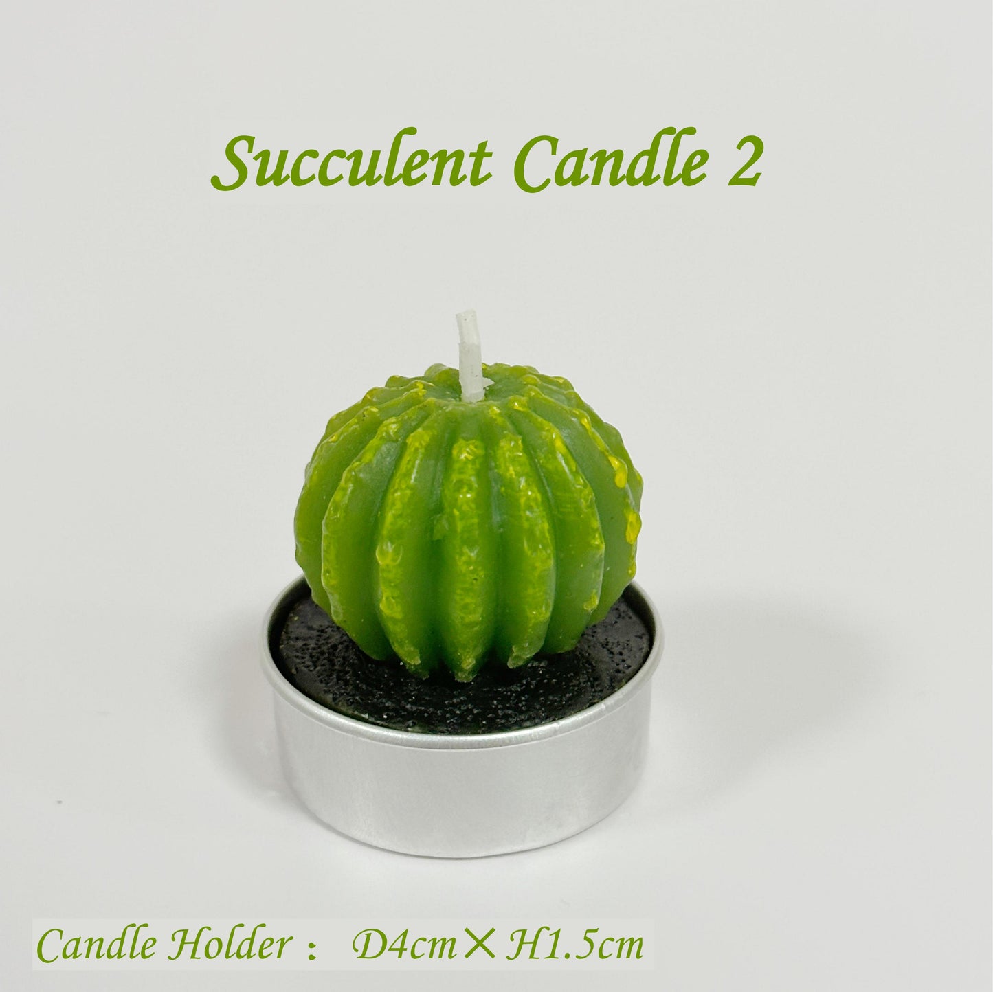 Juicy Cactus Candle, Exquisite Smokeless Scented Small Candle, Suitable for Home Decoration, Spa, Wedding, Valentine's Day, Birthday Gift, Anniversary Celebration