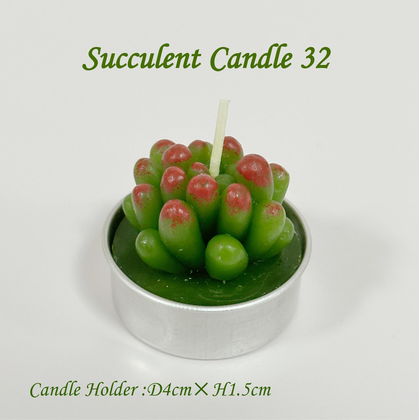 Juicy Cactus Candle, Exquisite Smokeless Scented Small Candle, Suitable for Home Decoration, Spa, Wedding, Valentine's Day, Birthday Gift, Anniversary Celebration