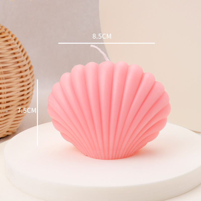 Creative Fruit Wool Cluster Shell Pyramid Candle Handmade Candle Companion Candle
