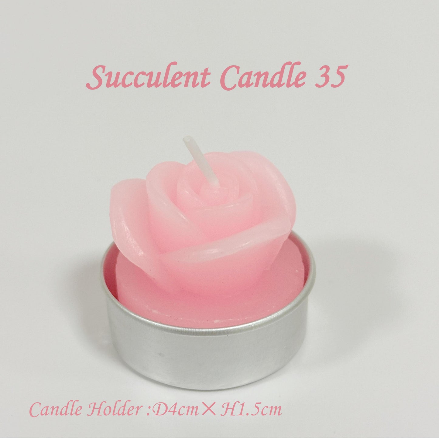 Juicy Cactus Candle, Exquisite Smokeless Scented Small Candle, Suitable for Home Decoration, Spa, Wedding, Valentine's Day, Birthday Gift, Anniversary Celebration