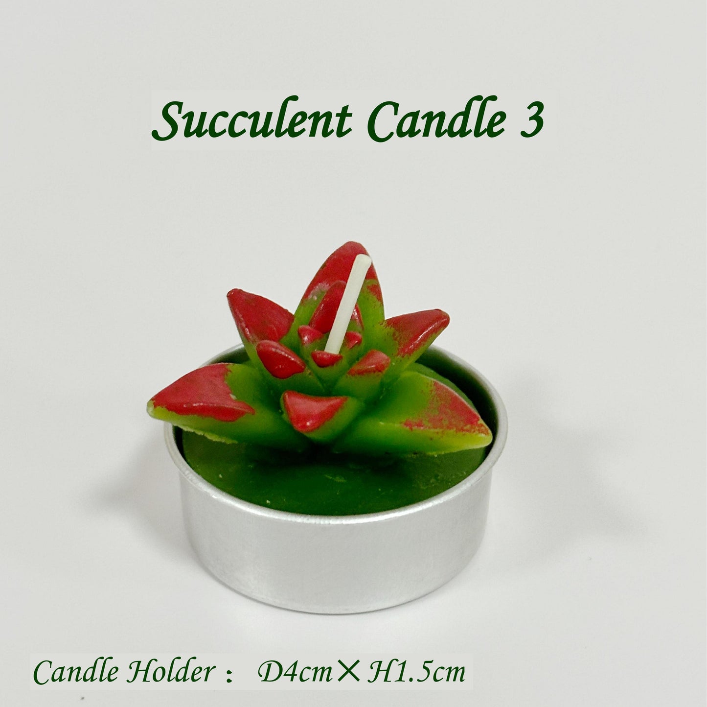 Juicy Cactus Candle, Exquisite Smokeless Scented Small Candle, Suitable for Home Decoration, Spa, Wedding, Valentine's Day, Birthday Gift, Anniversary Celebration