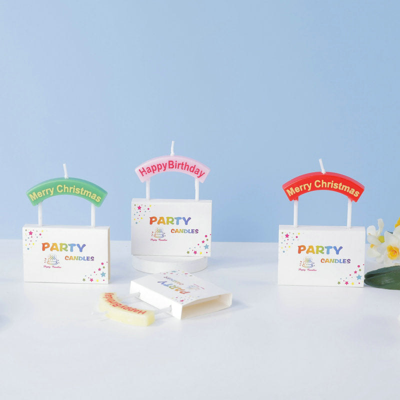 Romantic Birthday Cake Birthday Candles Children Baby Party Decoration Creative Childhood Memories Rainbow Candle Arrangement