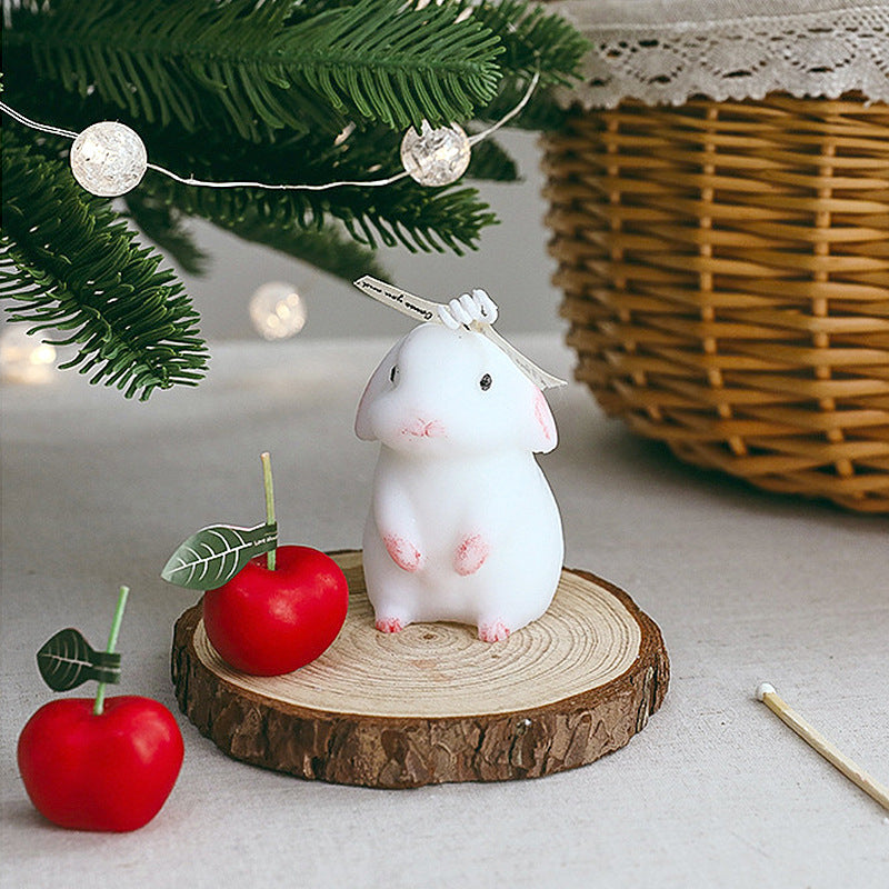 Droopy Eared Rabbit Mid-Autumn Aroma Candle Bunny Birthday Accompaniment Gift Girls Gift