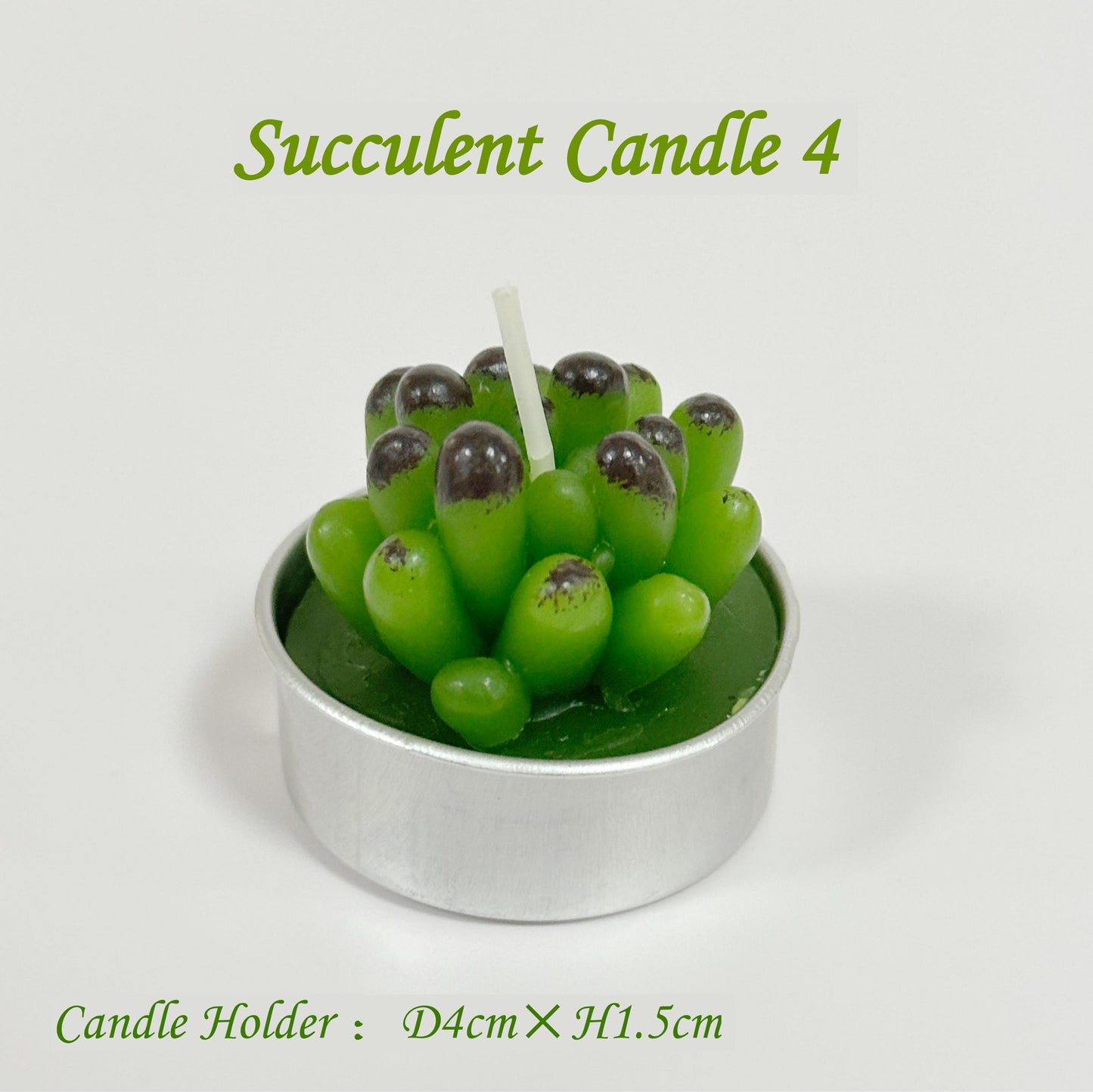 Juicy Cactus Candle, Exquisite Smokeless Scented Small Candle, Suitable for Home Decoration, Spa, Wedding, Valentine's Day, Birthday Gift, Anniversary Celebration