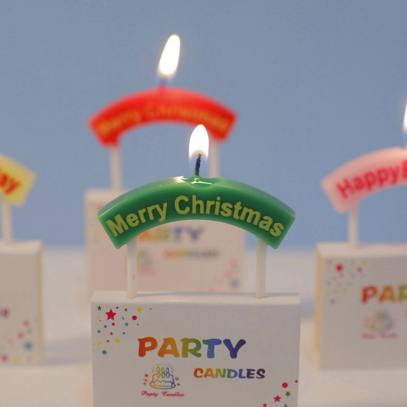 Romantic Birthday Cake Birthday Candles Children Baby Party Decoration Creative Childhood Memories Rainbow Candle Arrangement