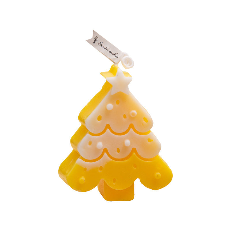 Christmas Aromatherapy Creative Snowflake Christmas Tree Atmosphere Aromatherapy Candle Ornament Romantic Christmas Gift