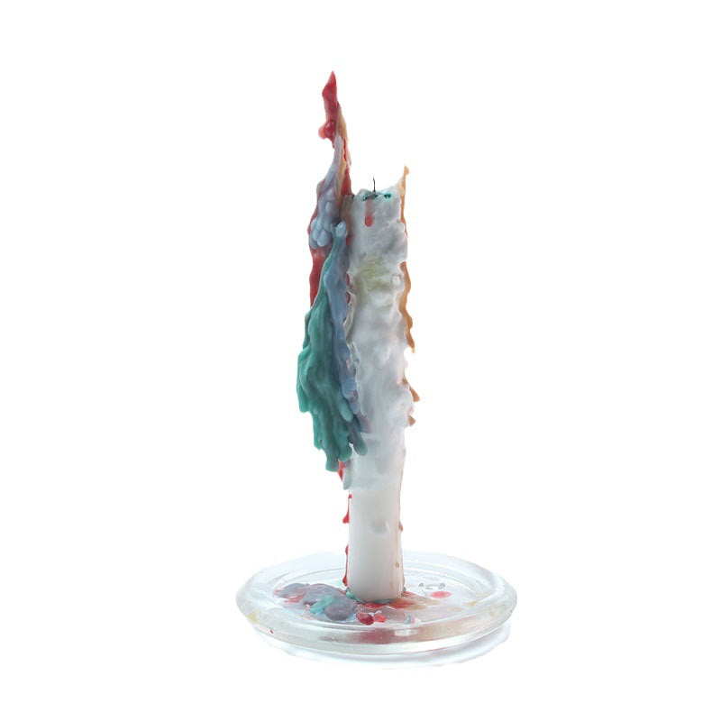 Colorful Combination Pack Classic Traditional Colorful Colorful Tear Drops Breakup Parting Ambiance Walking Candle (box comes with)