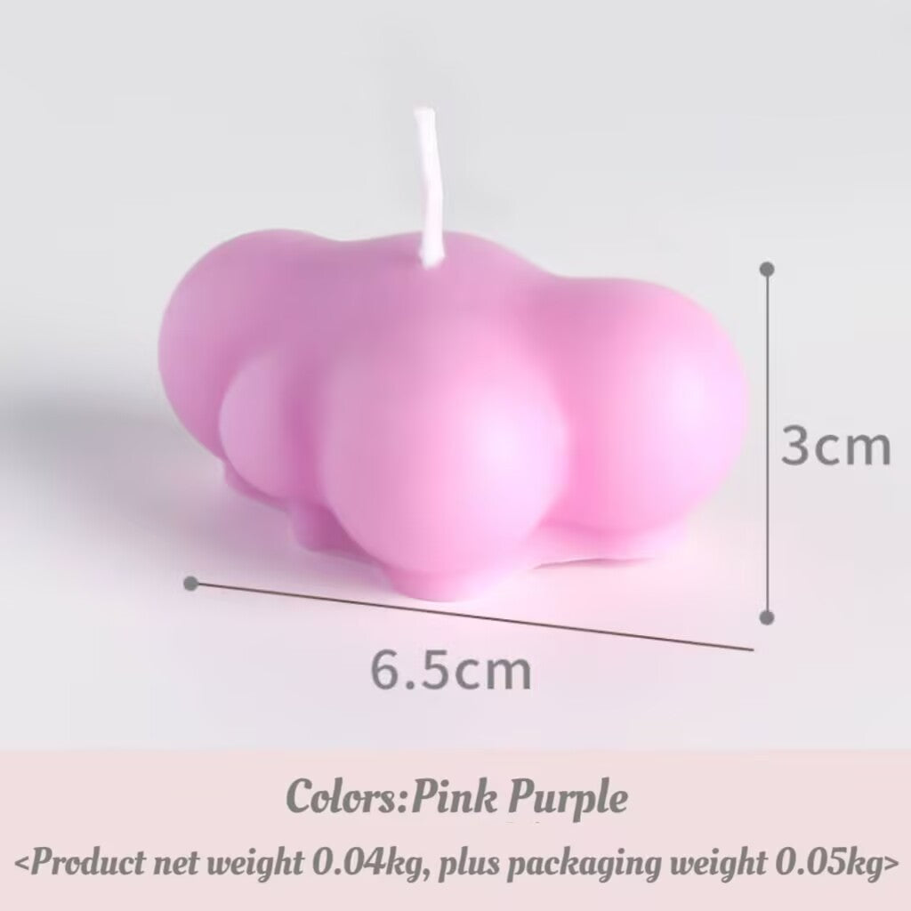 Candle Clouds Handmade Wax Modeling Wax Non-smoking Molding Wax Decorative Ornaments Birthday Valentine's Day Companion Gift
