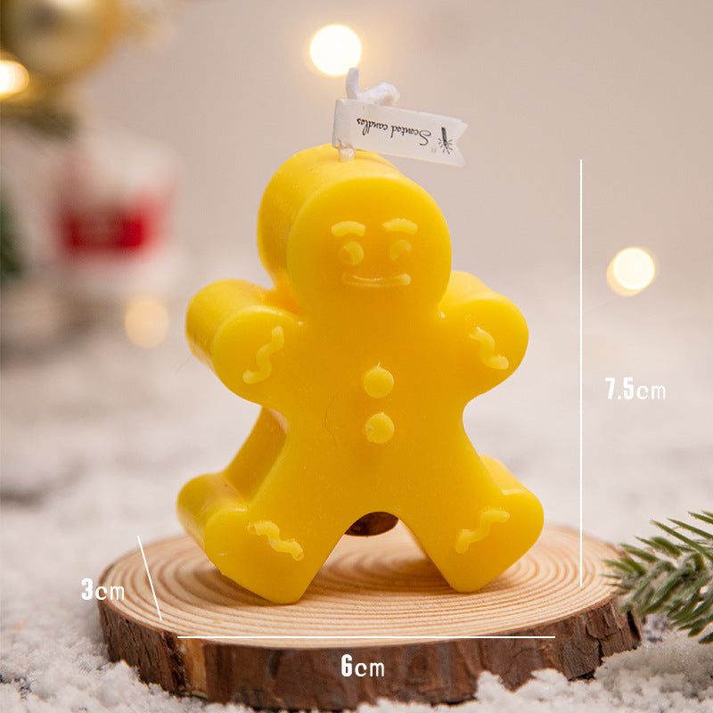 Christmas Aromatherapy Creative Snowflake Christmas Tree Atmosphere Aromatherapy Candle Ornament Romantic Christmas Gift