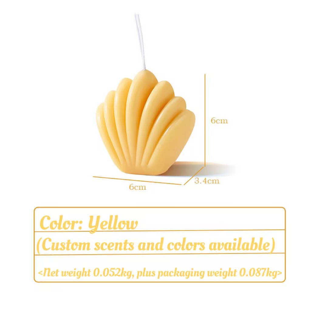 Scandinavian Art Style Shell Shooting Props Home Furnishings Home Decorative Scented Candles