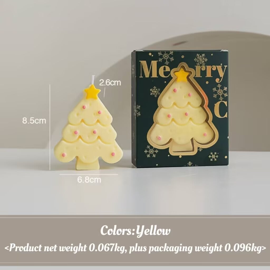 Christmas Candle Accompaniment Christmas Tree Shape Gift candle Gift Box Candle