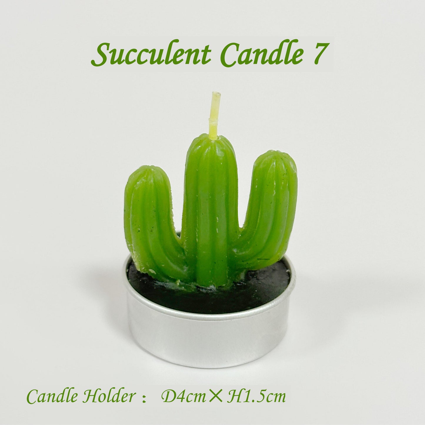 Juicy Cactus Candle, Exquisite Smokeless Scented Small Candle, Suitable for Home Decoration, Spa, Wedding, Valentine's Day, Birthday Gift, Anniversary Celebration