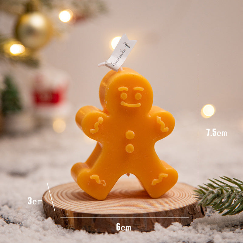 Christmas Aromatherapy Creative Snowflake Christmas Tree Atmosphere Aromatherapy Candle Ornament Romantic Christmas Gift