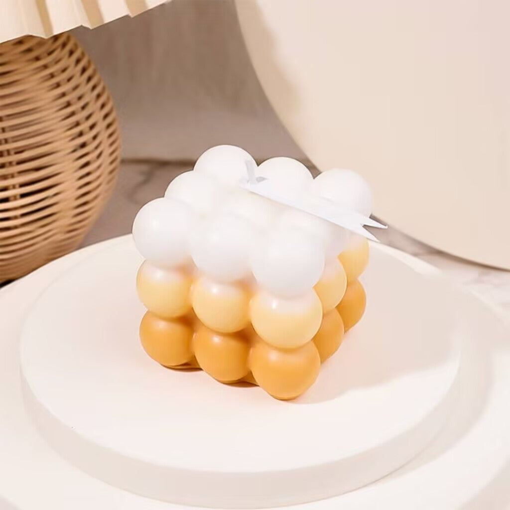 Creative Fruit Wool Cluster Shell Pyramid Candle Handmade Candle Companion Candle