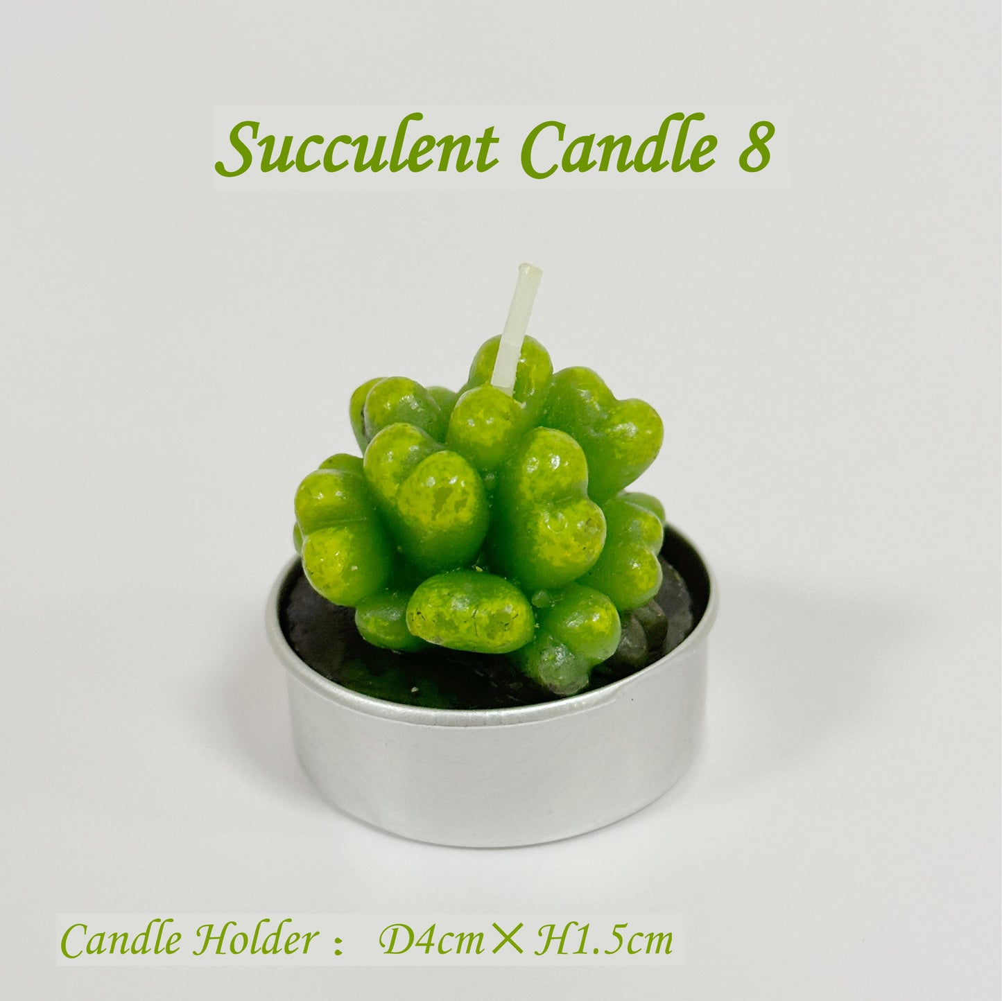 Juicy Cactus Candle, Exquisite Smokeless Scented Small Candle, Suitable for Home Decoration, Spa, Wedding, Valentine's Day, Birthday Gift, Anniversary Celebration