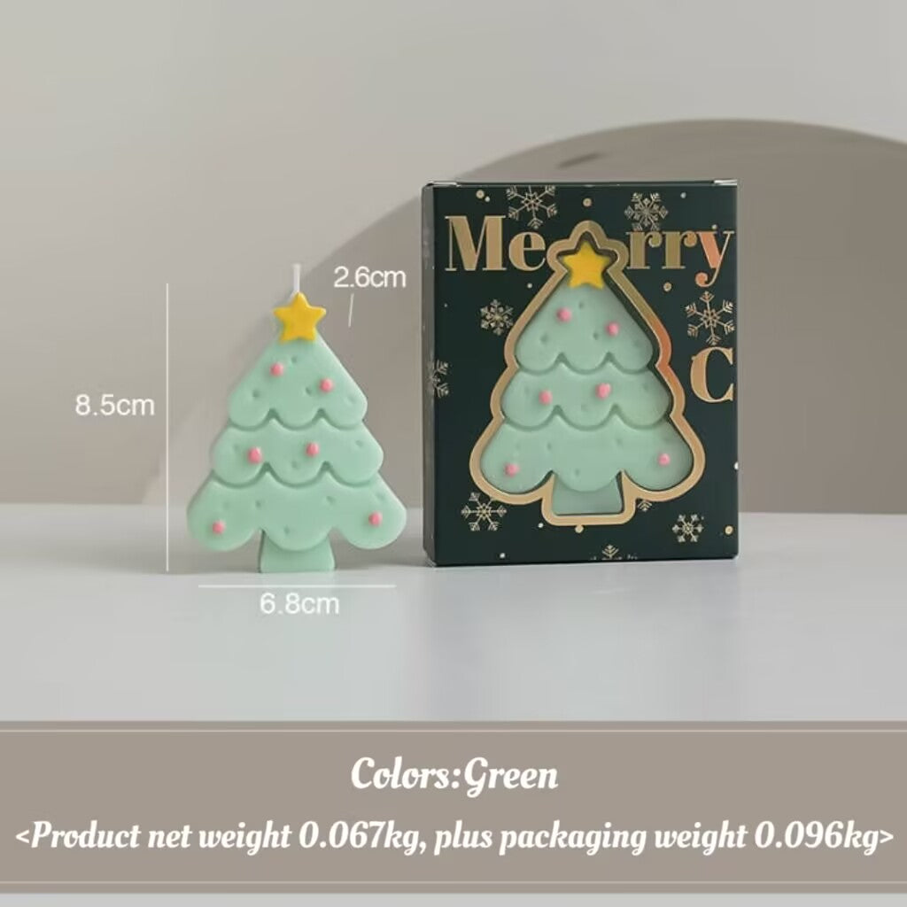 Christmas Candle Accompaniment Christmas Tree Shape Gift candle Gift Box Candle