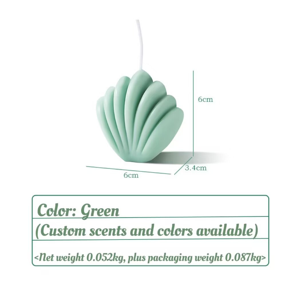 Scandinavian Art Style Shell Shooting Props Home Furnishings Home Decorative Scented Candles