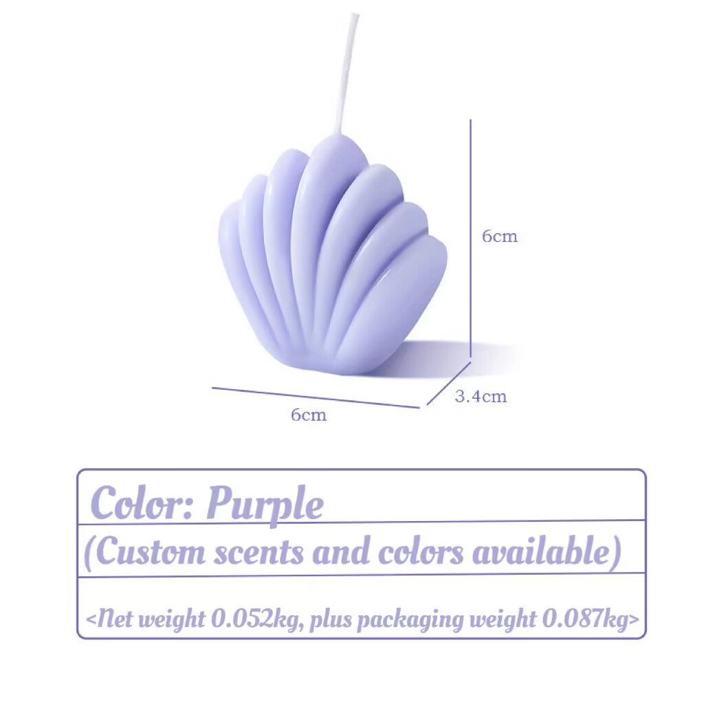Scandinavian Art Style Shell Shooting Props Home Furnishings Home Decorative Scented Candles