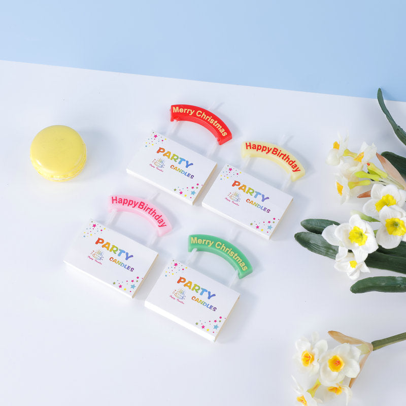 Romantic Birthday Cake Birthday Candles Children Baby Party Decoration Creative Childhood Memories Rainbow Candle Arrangement