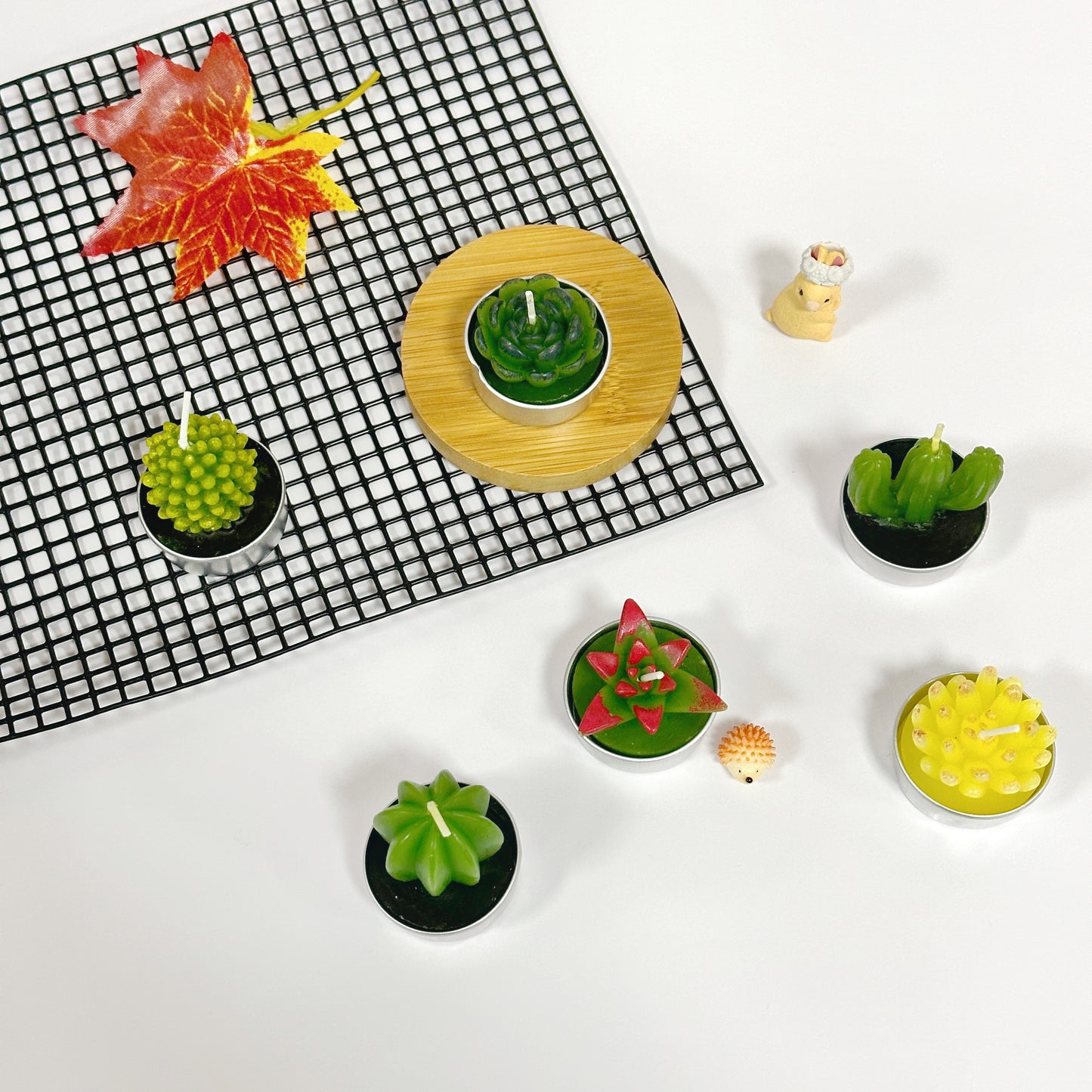 Juicy Cactus Candle, Exquisite Smokeless Scented Small Candle, Suitable for Home Decoration, Spa, Wedding, Valentine's Day, Birthday Gift, Anniversary Celebration