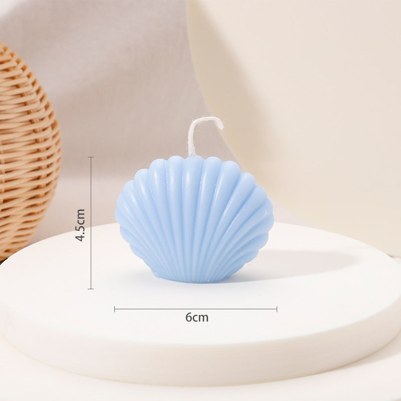 Creative Fruit Wool Cluster Shell Pyramid Candle Handmade Candle Companion Candle