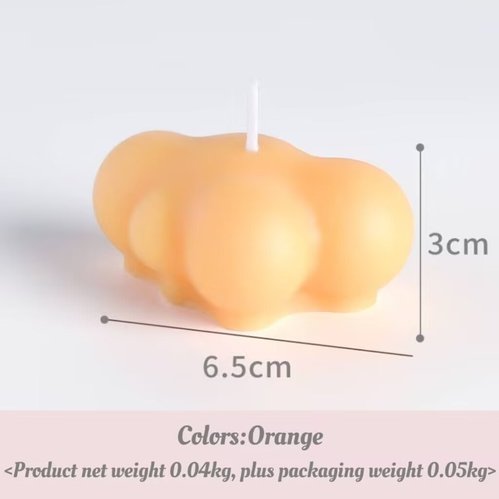 Candle Clouds Handmade Wax Modeling Wax Non-smoking Molding Wax Decorative Ornaments Birthday Valentine's Day Companion Gift