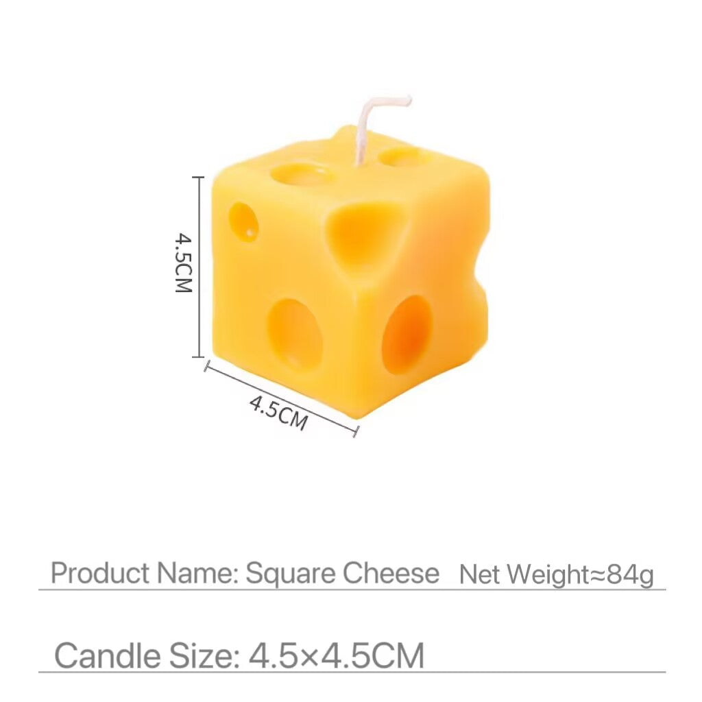 Handmade Home Furnishings Aromatherapy Cheese Candle Shooting Props Scene Decoration Cheese Candle