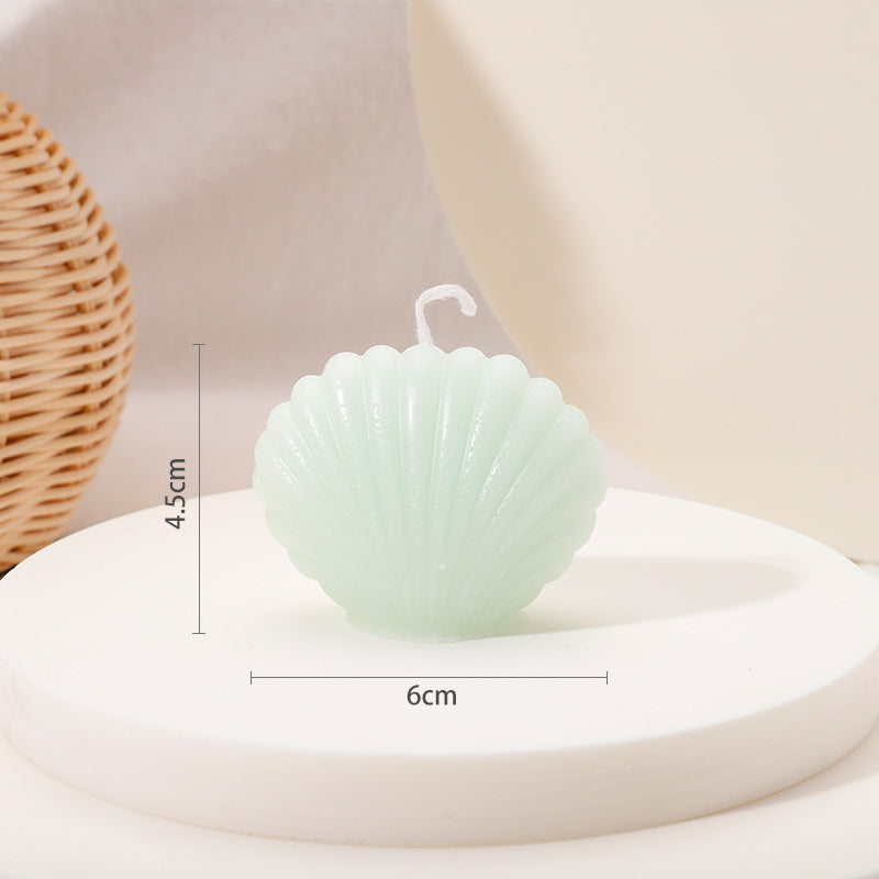 Creative Fruit Wool Cluster Shell Pyramid Candle Handmade Candle Companion Candle