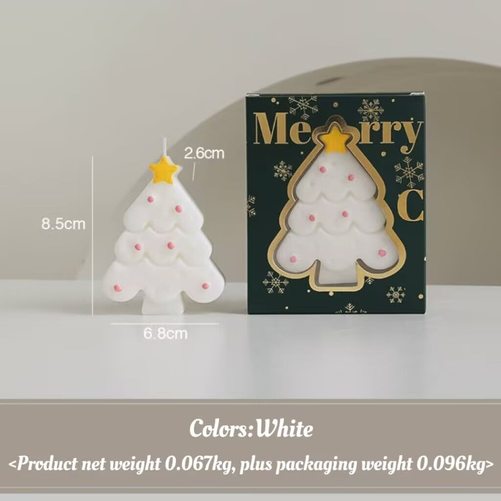 Christmas Candle Accompaniment Christmas Tree Shape Gift candle Gift Box Candle