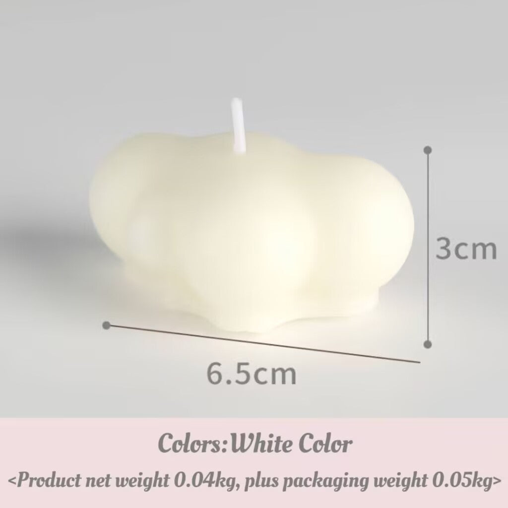 Candle Clouds Handmade Wax Modeling Wax Non-smoking Molding Wax Decorative Ornaments Birthday Valentine's Day Companion Gift