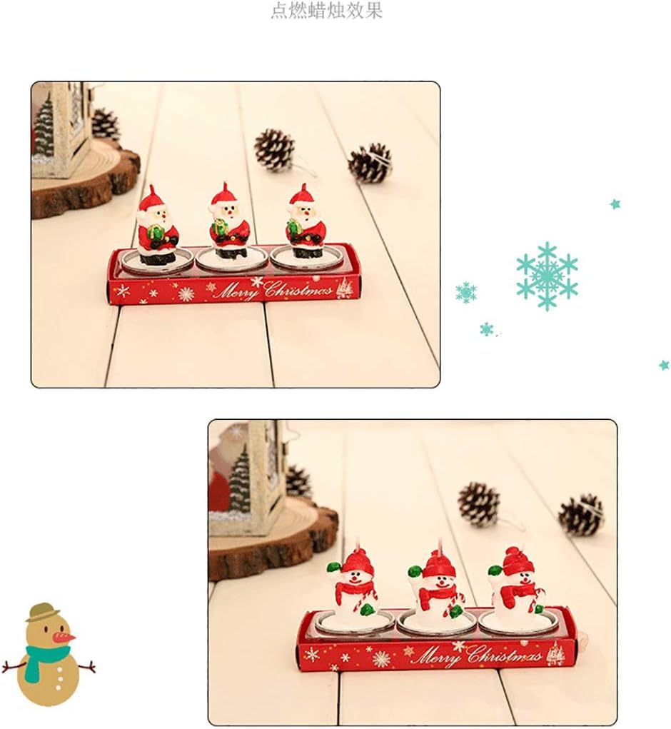 Decorative Christmas Candles Cute Little Things Christmas House Santa Claus Christmas Gifts Pinecones Snowman