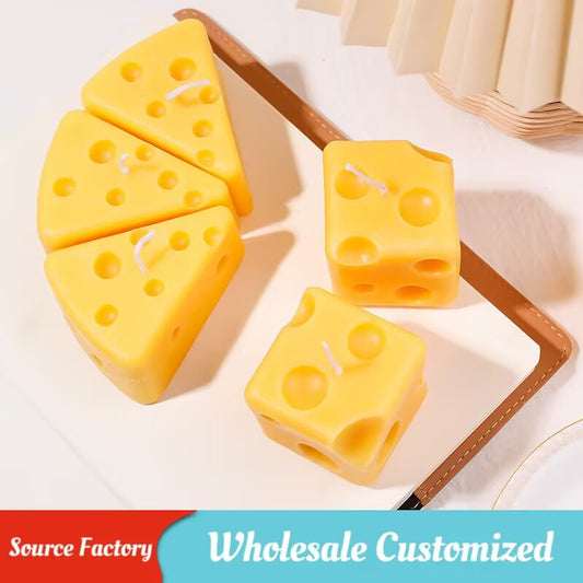 Handmade Home Furnishings Aromatherapy Cheese Candle Shooting Props Scene Decoration Cheese Candle