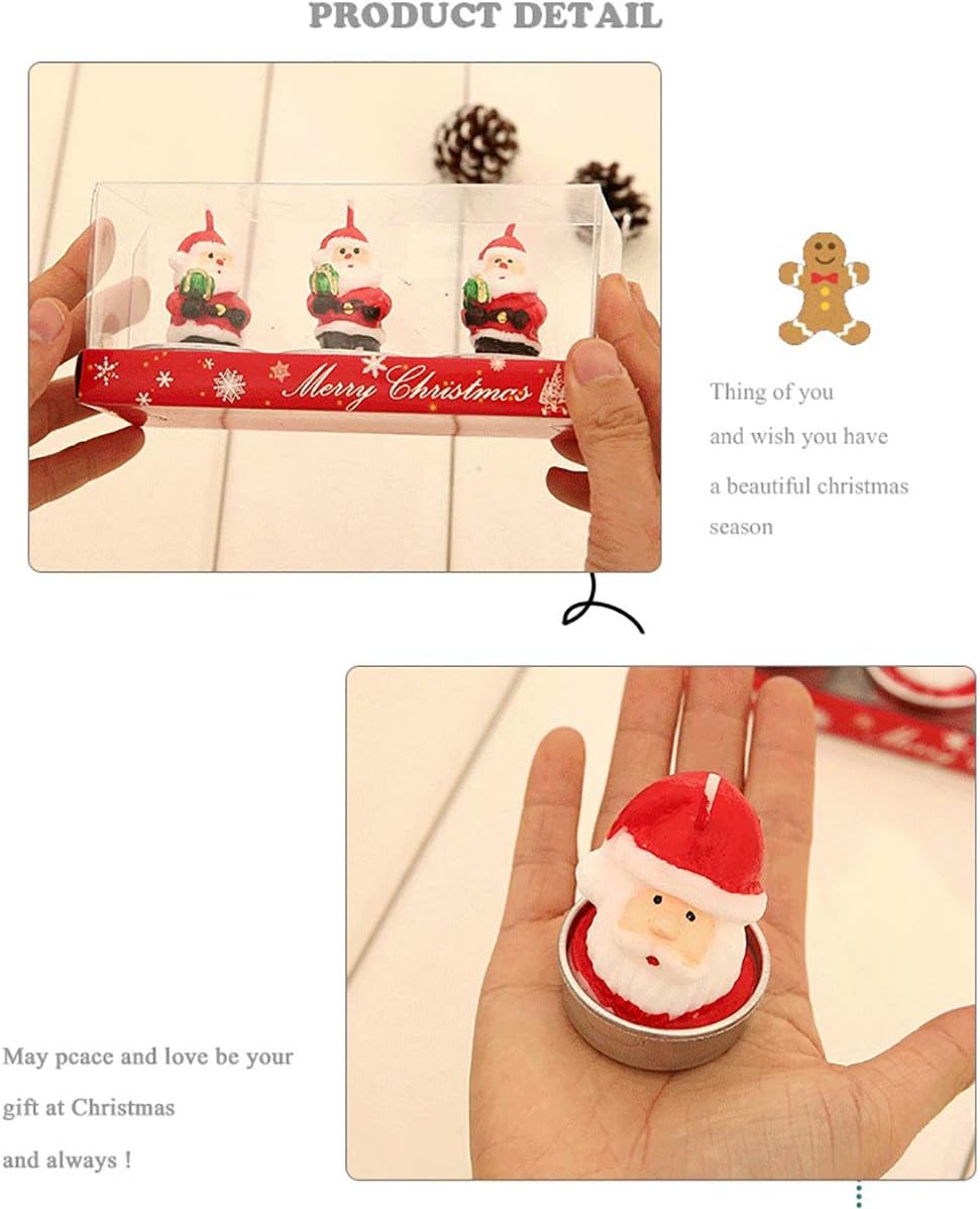 Decorative Christmas Candles Cute Little Things Christmas House Santa Claus Christmas Gifts Pinecones Snowman