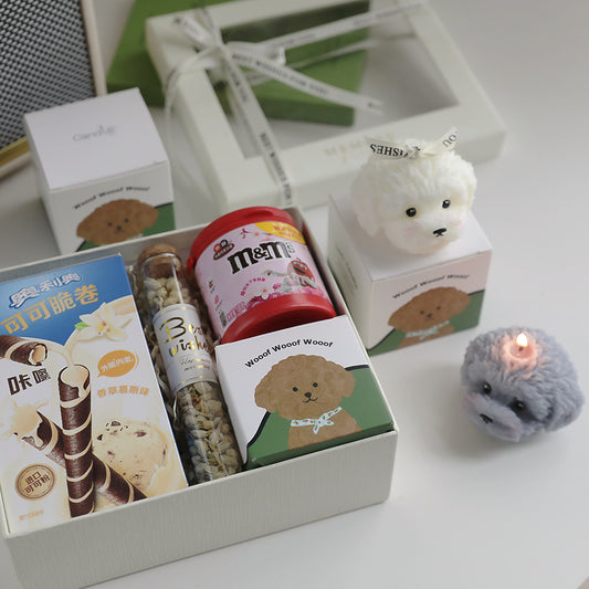 Teddy Dog Aromatherapy Candle Cute Creative Gift Ambience Sense Fragrance Candle Animal Shape Candle