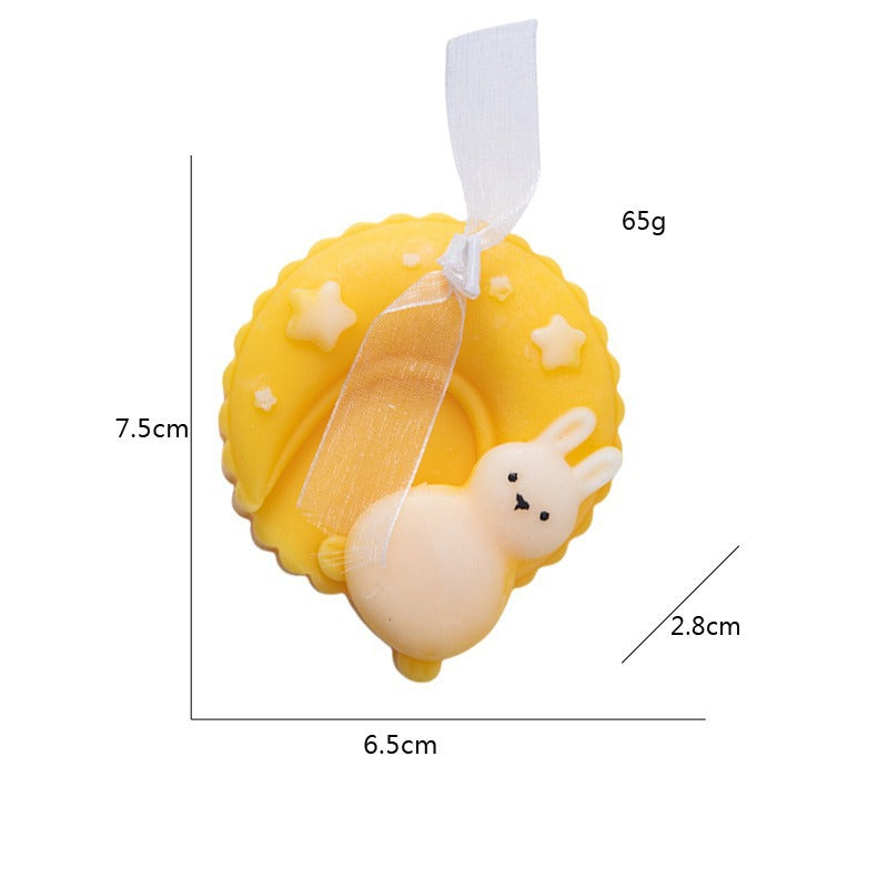 Mid-autumn Rabbit-shaped Aromatherapy Candle Creative Mid-Autumn Festival Gift Scented Companion Candles Ornaments