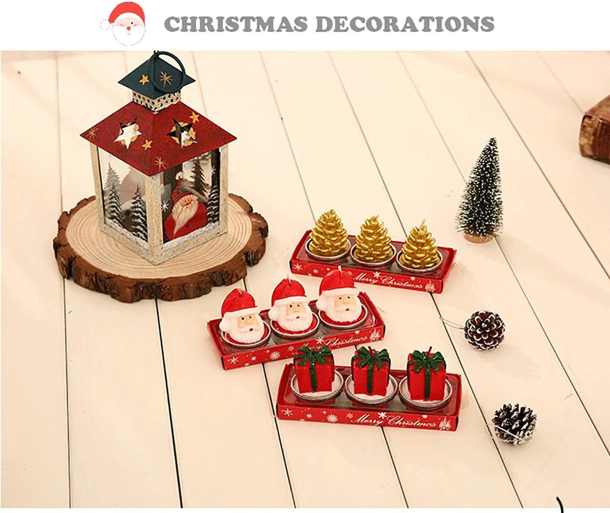 Decorative Christmas Candles Cute Little Things Christmas House Santa Claus Christmas Gifts Pinecones Snowman