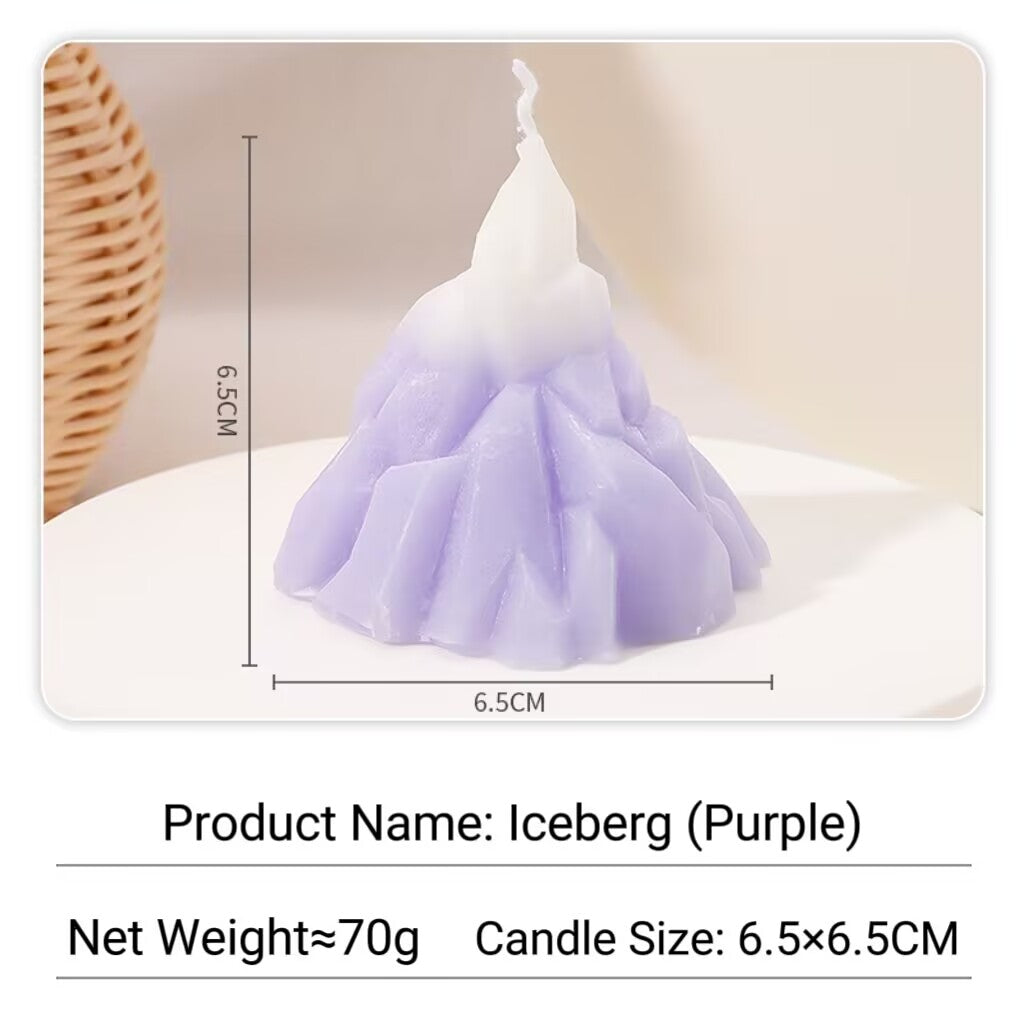 Iceberg Candle Creative Accompaniment Birthday Gift Set Home Decor Candles